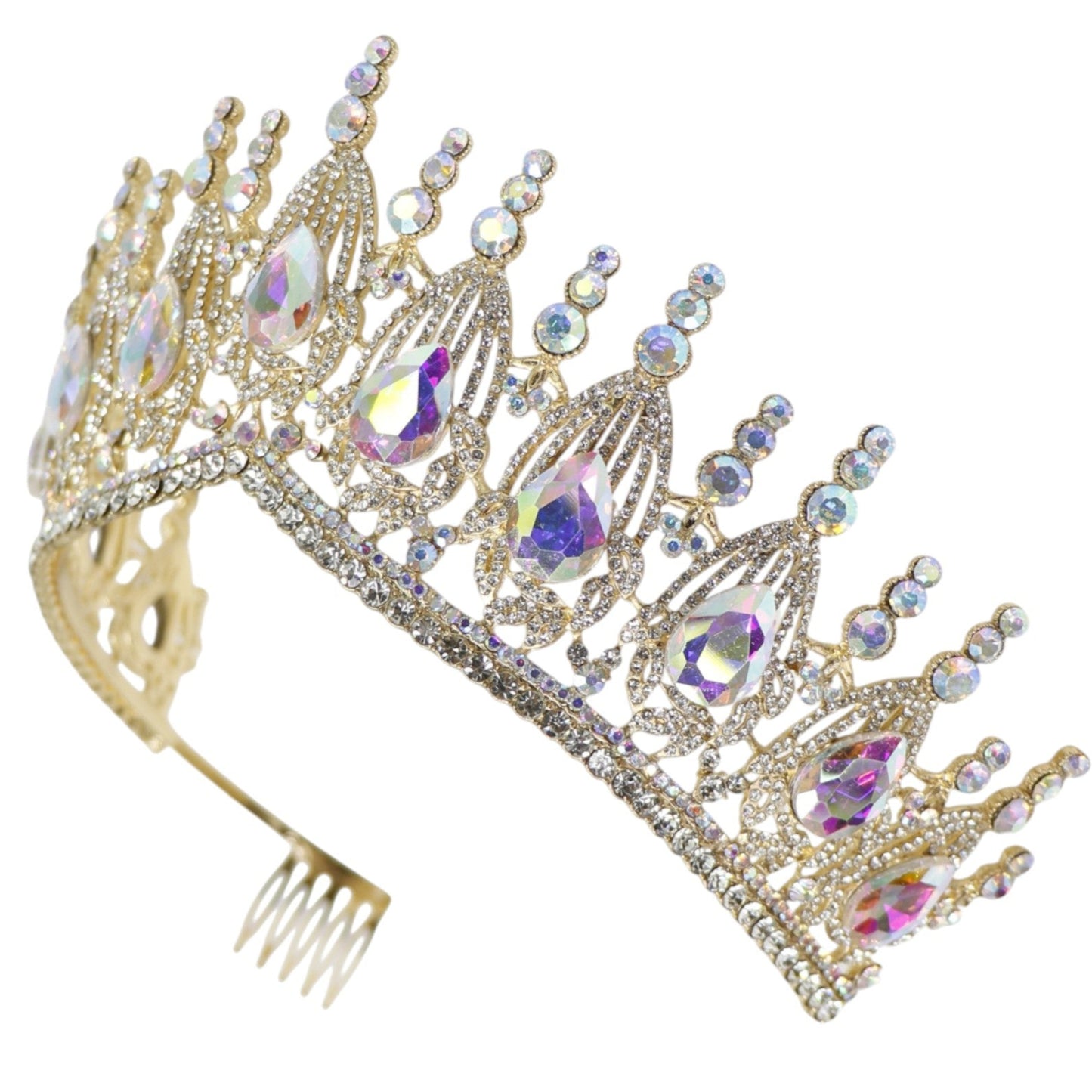Crystal Tiara Crown HT0951. (1PC)