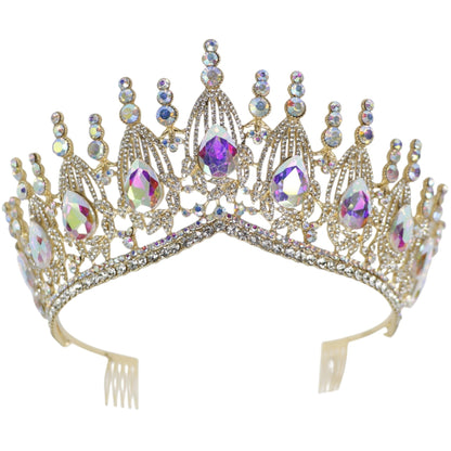 Crystal Tiara Crown HT0951. (1PC)