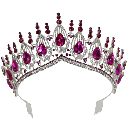 Crystal Tiara Crown HT0951. (1PC)