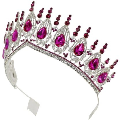 Crystal Tiara Crown HT0951. (1PC)