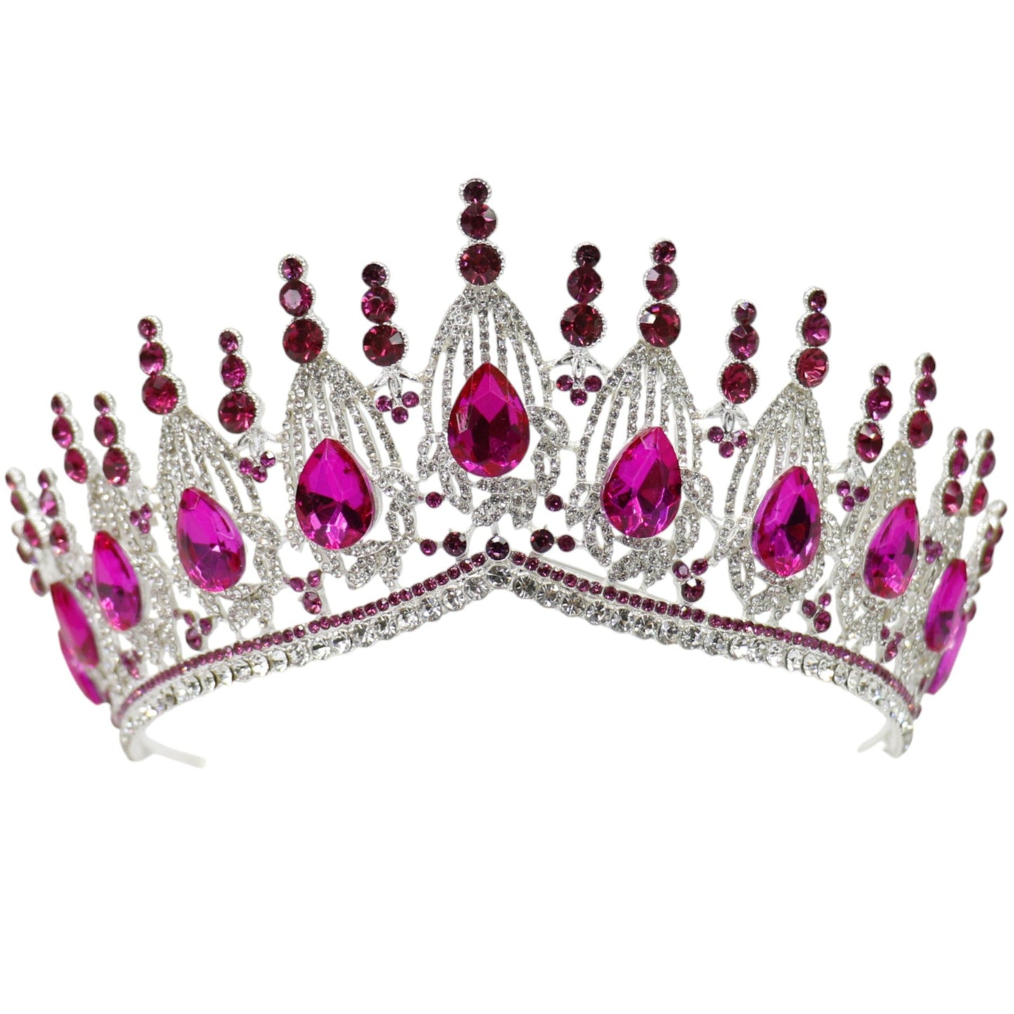 Crystal Tiara Crown HT0951. (1PC)