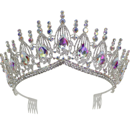 Crystal Tiara Crown HT0951. (1PC)