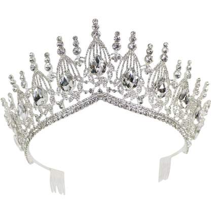 Crystal Tiara Crown HT0951. (1PC)