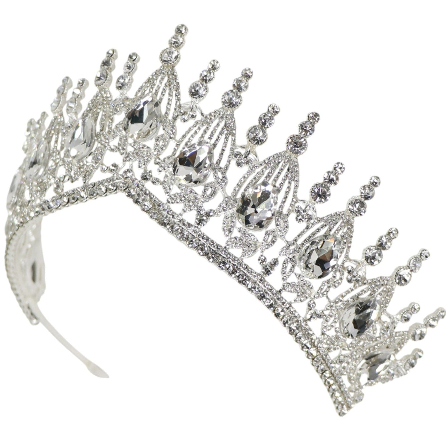 Crystal Tiara Crown HT0951. (1PC)