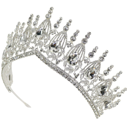Crystal Tiara Crown HT0951. (1PC)