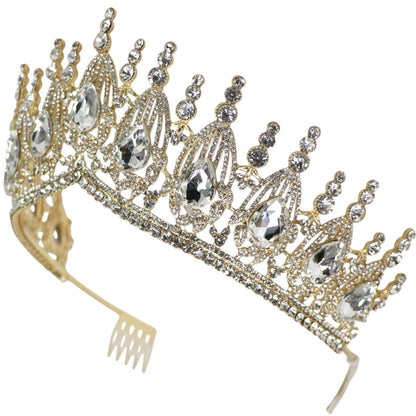 Crystal Tiara Crown HT0951. (1PC)