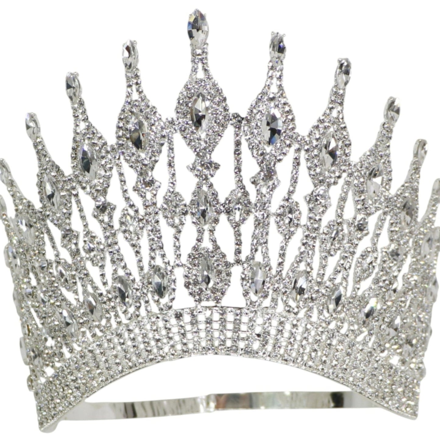 Crystal Tiara Crown HT0956. (1PC)