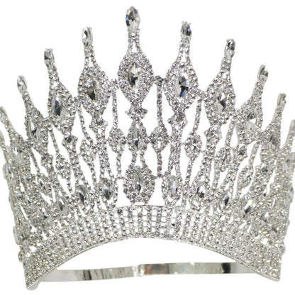 Crystal Tiara Crown HT0956. (1PC)