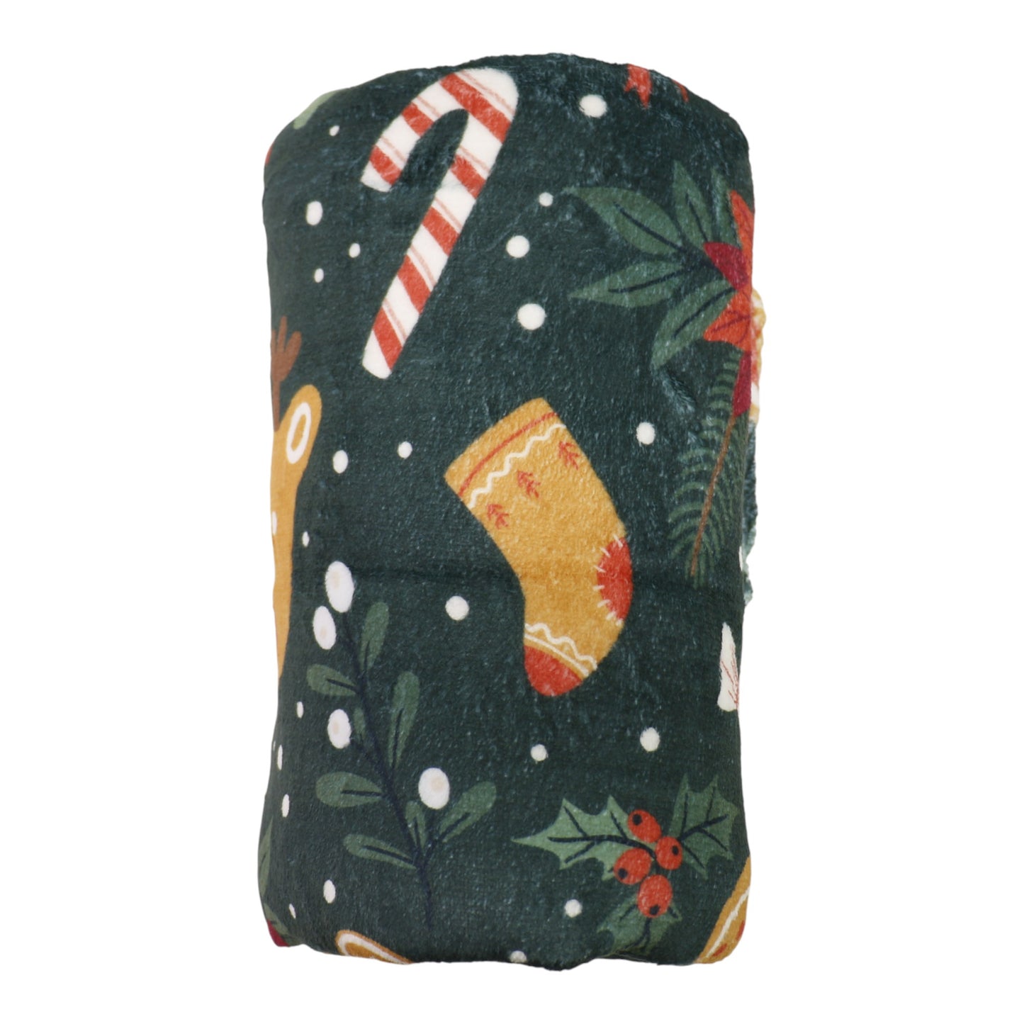 Christmas Gingerbread House and Tree Pattern Blanket SS5902-11(1PC)