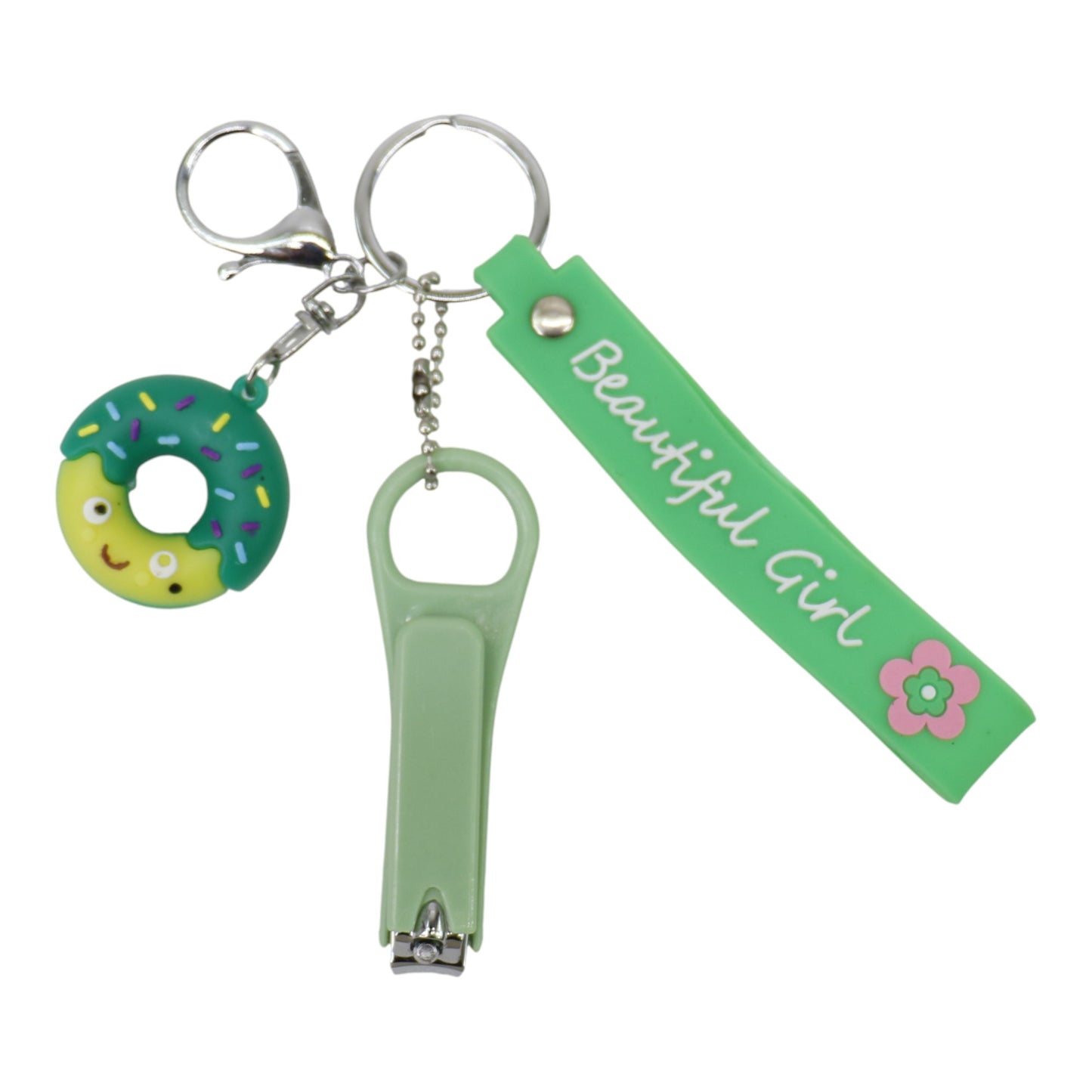 Cute Donut Nail Clipper Key Chain KC803-33. (12PC)