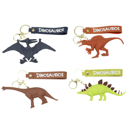 Dinosaur Strap Keychain KC5406-32 (12PC)