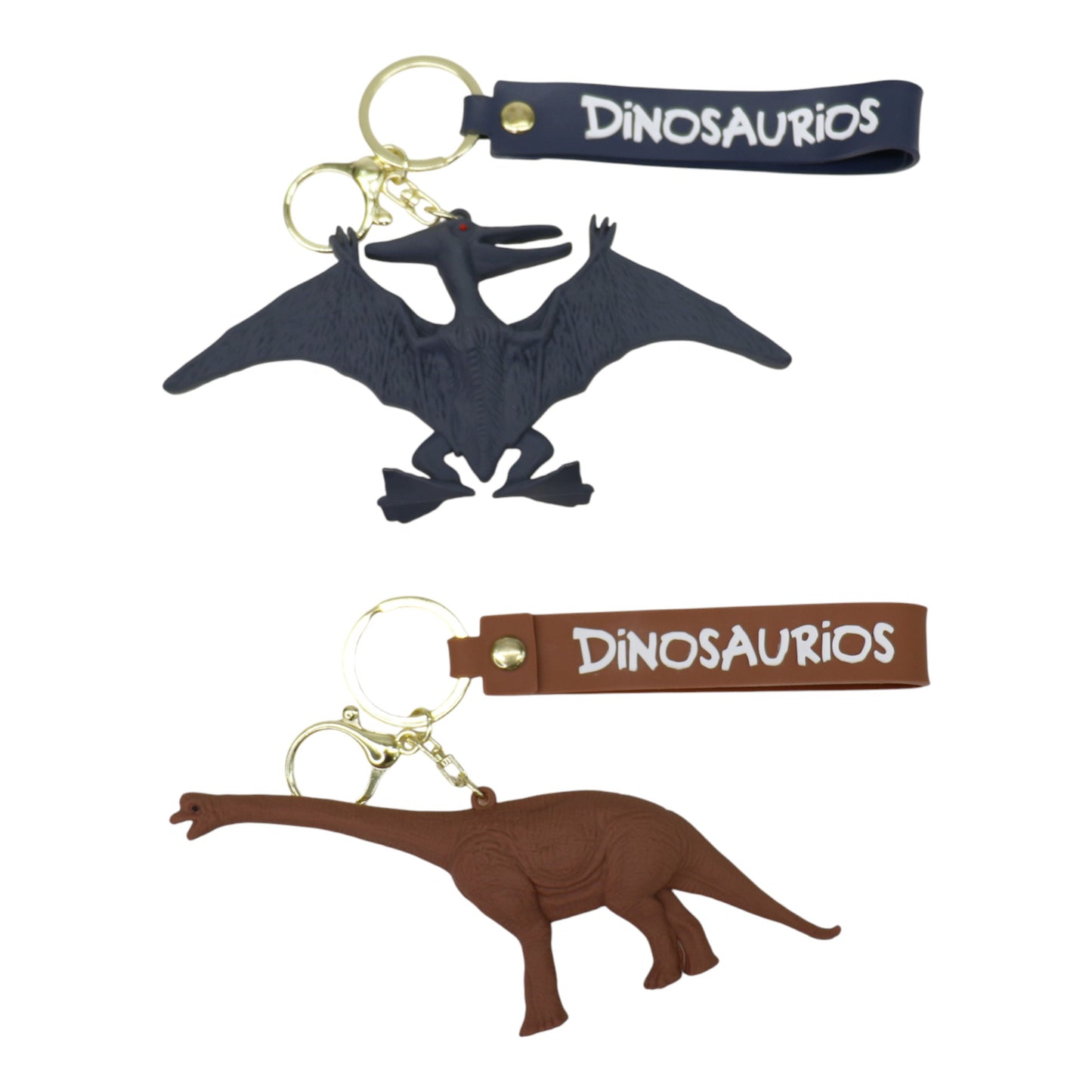 Dinosaur Strap Keychain KC5406-32 (12PC)