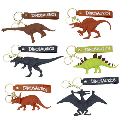 Dinosaur Strap Keychain KC5406-32 (12PC)