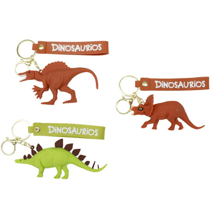 Dinosaur Strap Keychain KC5406-32 (12PC)
