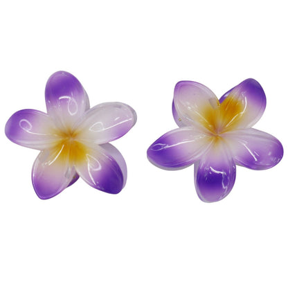 Hawaiian Flower Hair Claw Clip SS5830-34 (12PC)