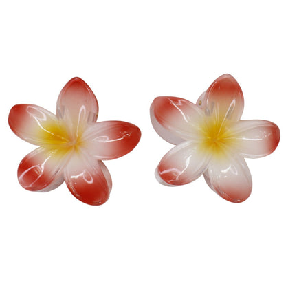 Hawaiian Flower Hair Claw Clip SS5830-34 (12PC)