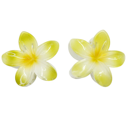 Hawaiian Flower Hair Claw Clip SS5830-34 (12PC)