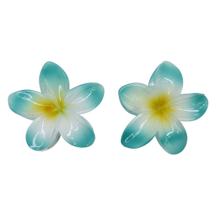 Hawaiian Flower Hair Claw Clip SS5830-34 (12PC)