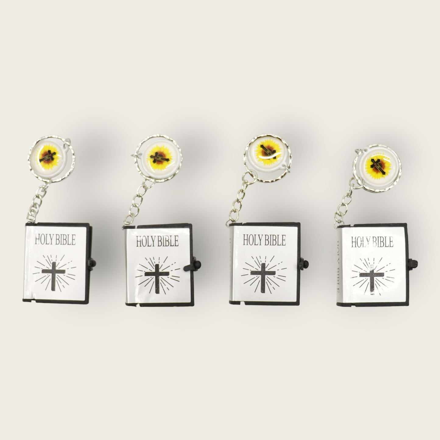 Mini Holy Bible Key Chain JK5910-3 (12PC)