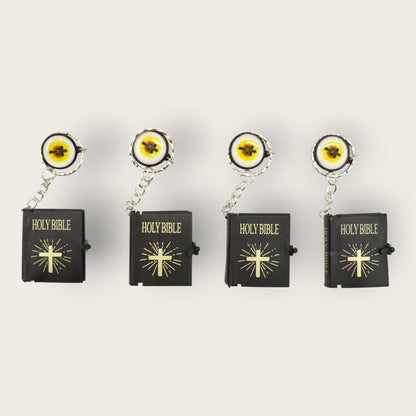 Mini Holy Bible Key Chain JK5910-3 (12PC)