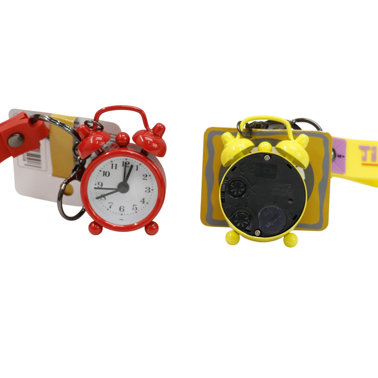 Cute Mini Alarm Clock Key Chain KC2830-53. (12PC)