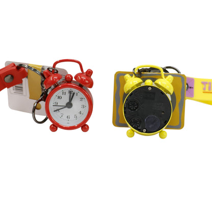 Cute Mini Alarm Clock Key Chain KC2830-53. (12PC)