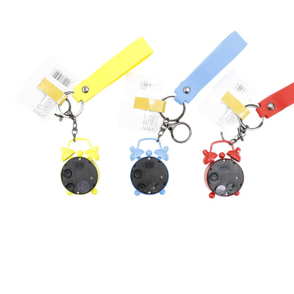 Cute Mini Alarm Clock Key Chain KC2830-53. (12PC)