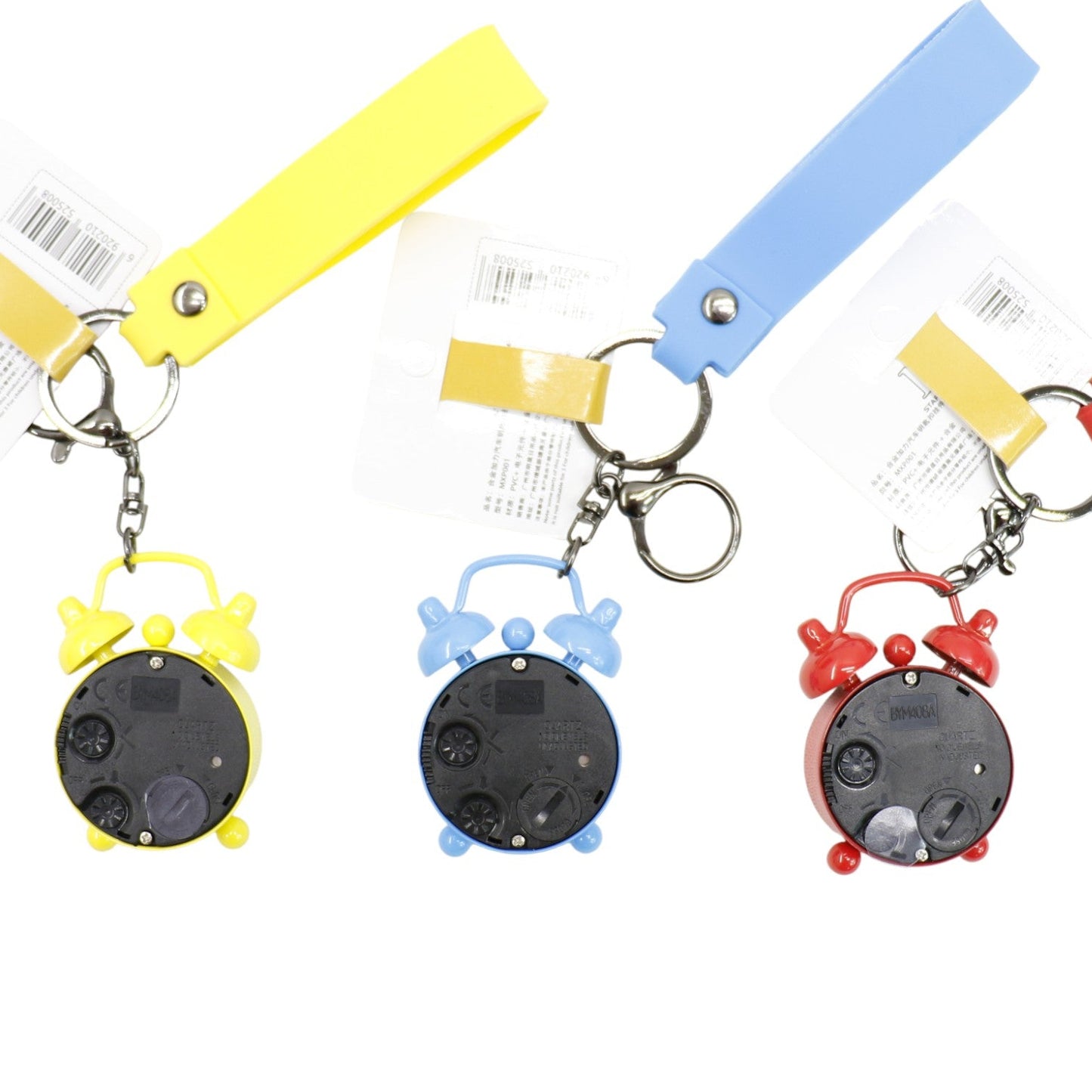 Cute Mini Alarm Clock Key Chain KC2830-53. (12PC)