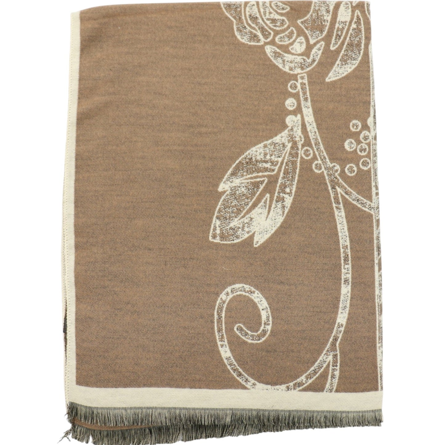 Cashmere Feel Winter Rose Pattern Reversible Scarf SCF5726-45(12PC)