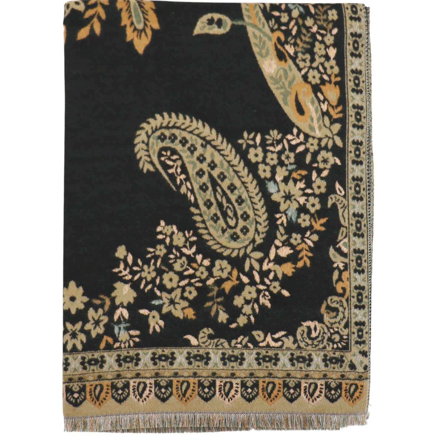 Cashmere Feel Winter Reversible Floral Paisley Scarves SCF5726-52 (12PC)