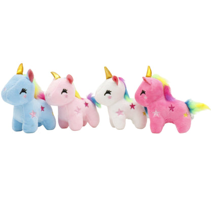 Unicorn With Star Embroidery Keychain JK5921-13 (12PC)