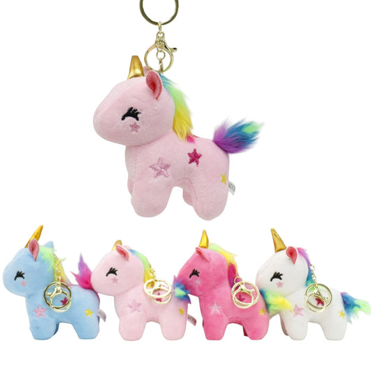Unicorn With Star Embroidery Keychain JK5921-13 (12PC) (Copy)