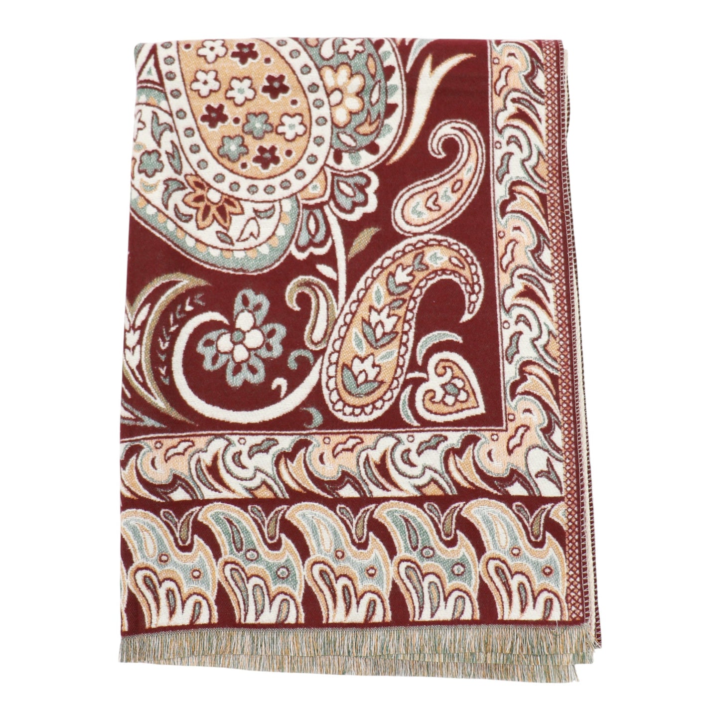 Cashmere Feel Floral Paisley Scarves SCF5726-51 (12PC)