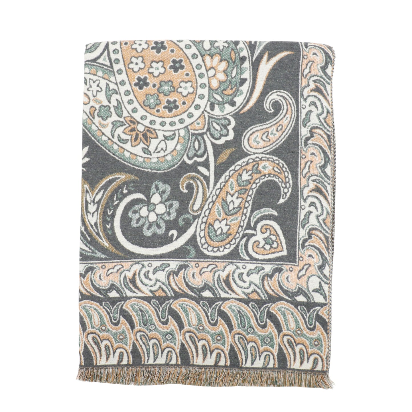 Cashmere Feel Floral Paisley Scarves SCF5726-51 (12PC)