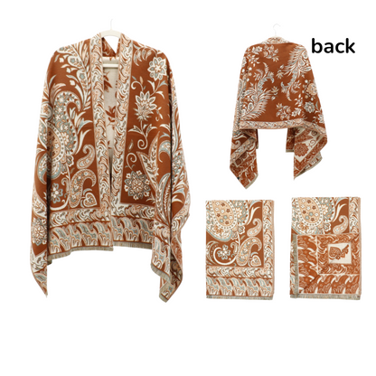 Cashmere Feel Floral Paisley Scarves SCF5726-51 (12PC)