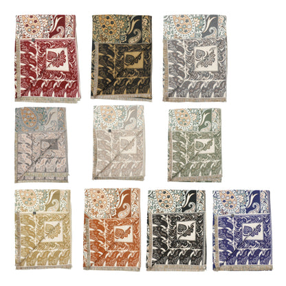 Cashmere Feel Floral Paisley Scarves SCF5726-51 (12PC)