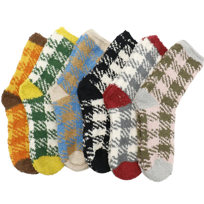 Winter Classic Check Pattern Socks SS5912-9 (12PC)