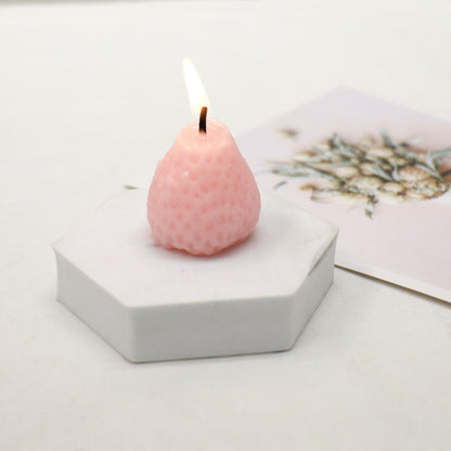 Strawberry Shaped Scented Candle C-26 (12Pack)