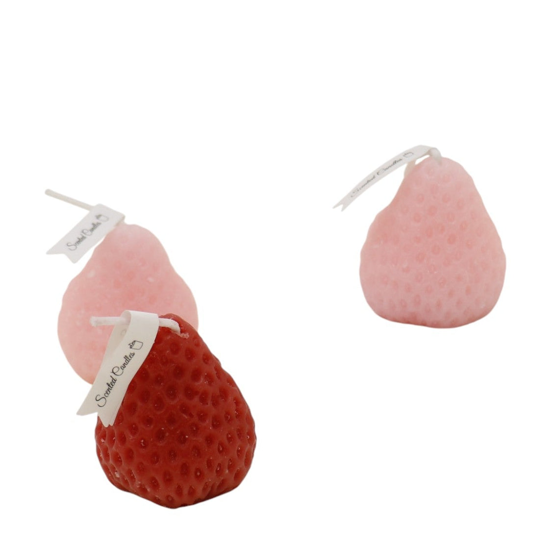 Strawberry Shaped Scented Candle C-26 (12Pack)