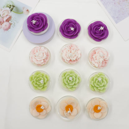 Flower Shape Scented Candle SS41106-23 (12PC)