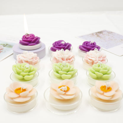 Flower Shape Scented Candle SS41106-23 (12PC)