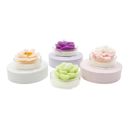 Flower Shape Scented Candle SS41106-23.. (12PC)
