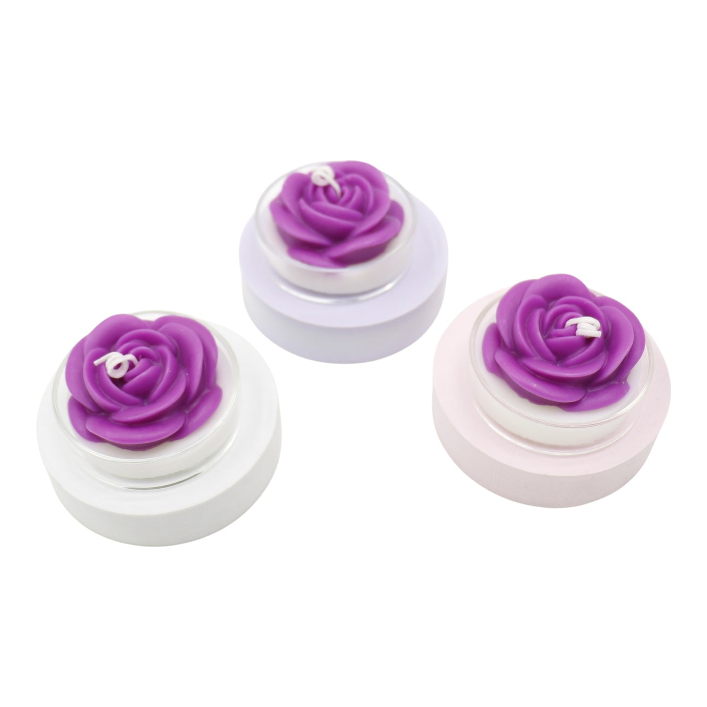 Flower Shape Scented Candle SS41106-23. (12PC)