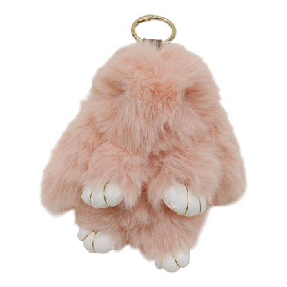 Cut Rabbit Pom Pom Key Chain KC0225-5. (3PC)