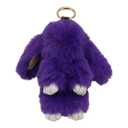 Cut Rabbit Pom Pom Key Chain KC0225-5. (3PC)