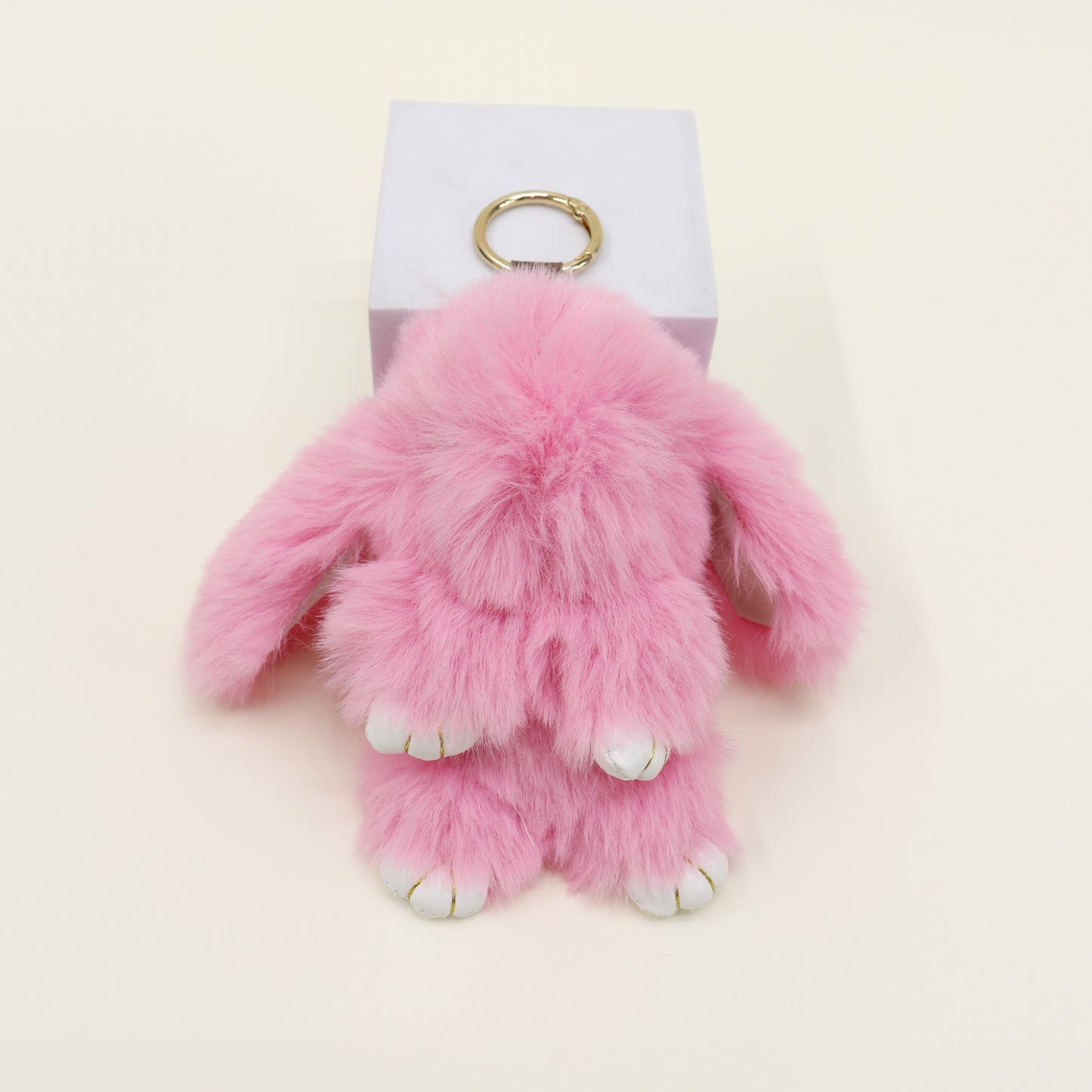 Cut Rabbit Pom Pom Key Chain KC0225-5. (3PC)