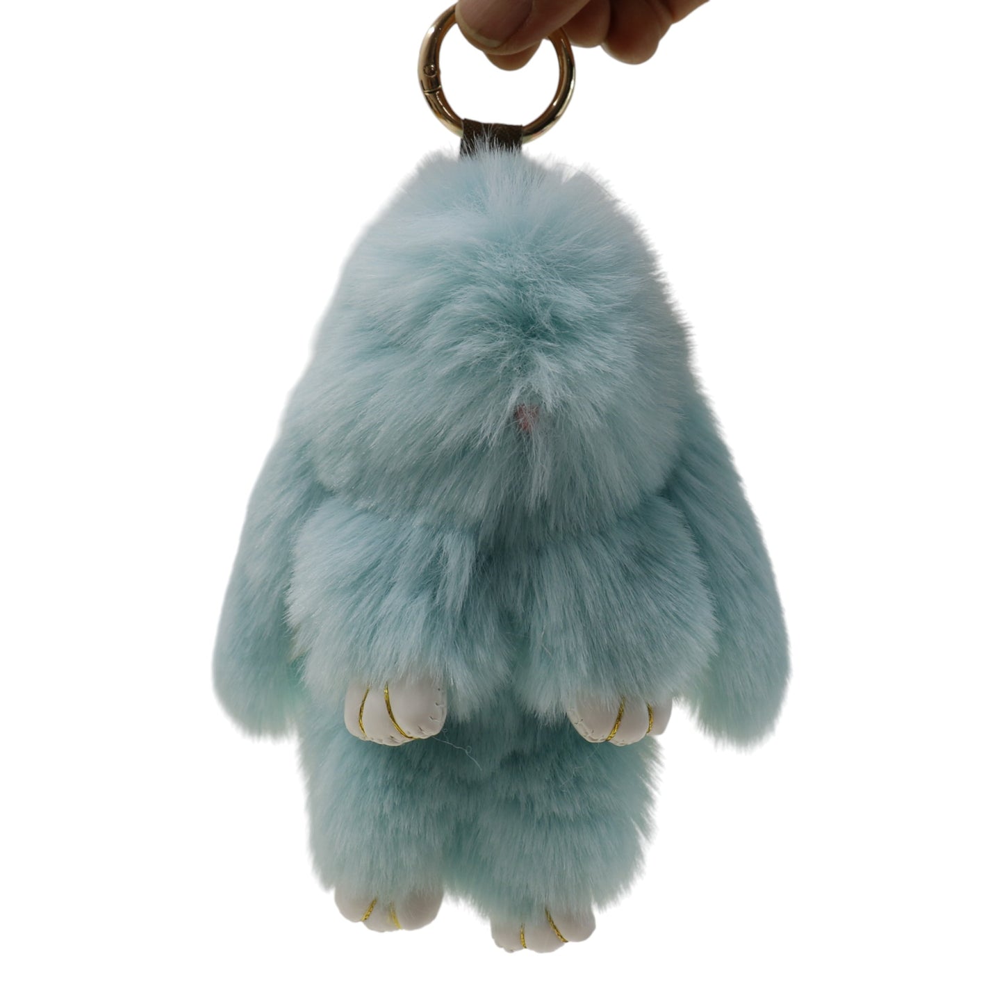 Cut Rabbit Pom Pom Key Chain KC0225-5. (3PC)