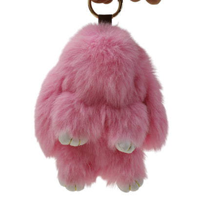 Cut Rabbit Pom Pom Key Chain KC0225-5. (3PC)