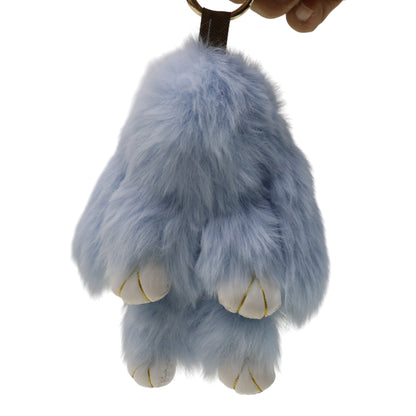 Cut Rabbit Pom Pom Key Chain KC0225-5. (3PC)