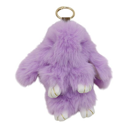 Cut Rabbit Pom Pom Key Chain KC0225-5. (3PC)